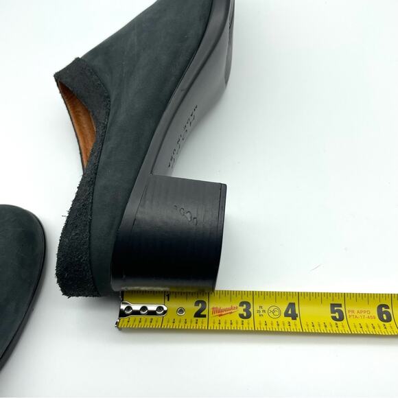 Hopp Black Nubuck Collared Mule US 10.5 - Picture 9 of 10